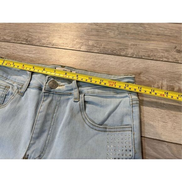 Rue 21 diamond flare bell bottom jeans, size 8 - Picture 6 of 12